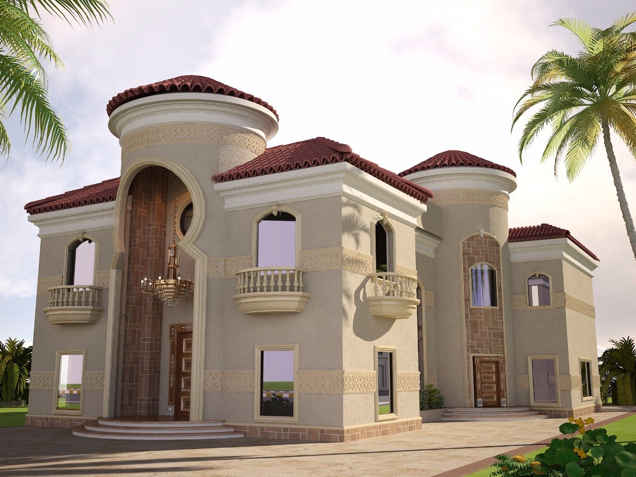 دهانات خارجية بالرياض احدث انواع والوان واجهات عمائر